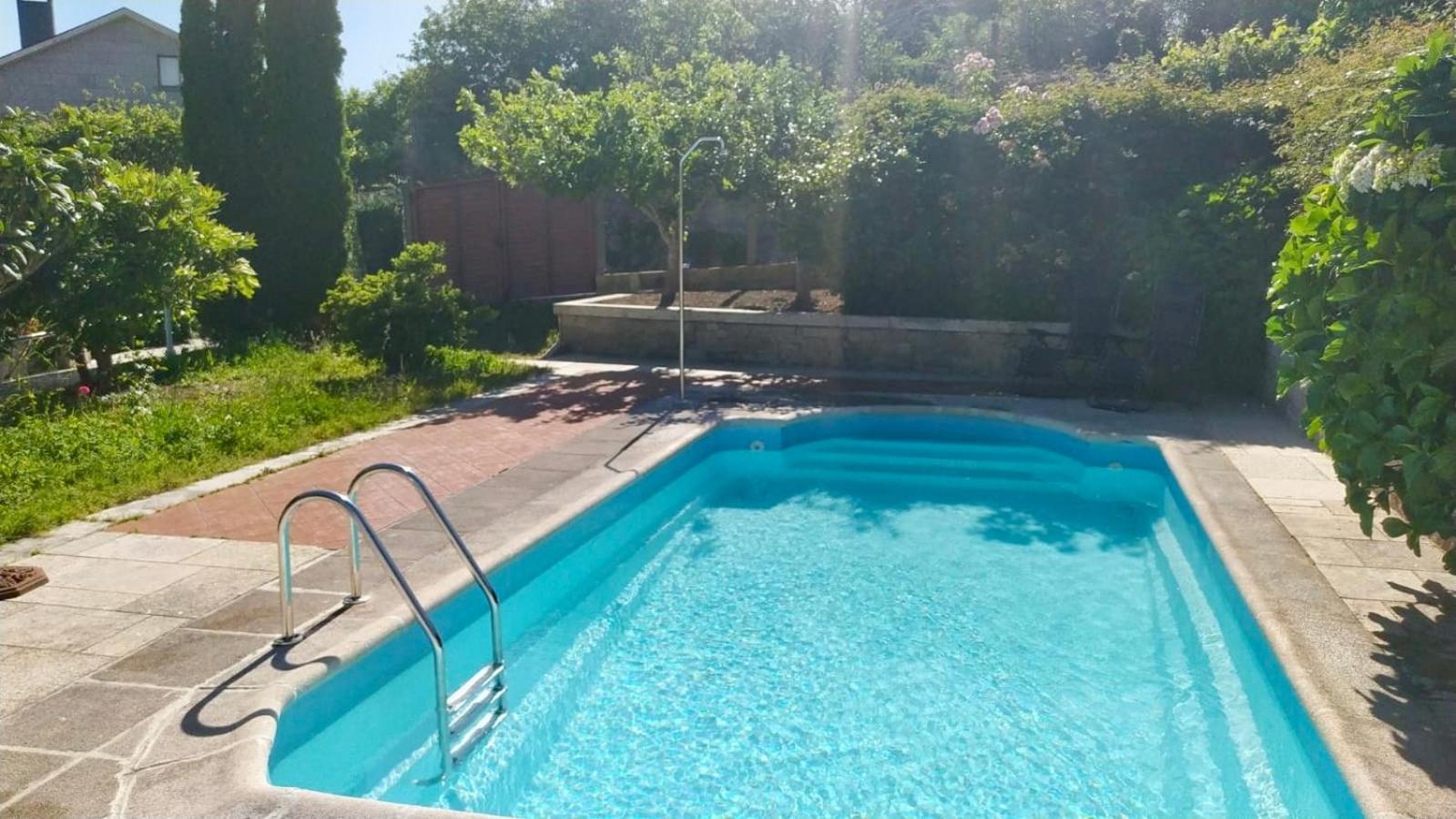 Apartamento Con Jardin Y Piscina Temporada Verano Privados Samieira Luaran gambar